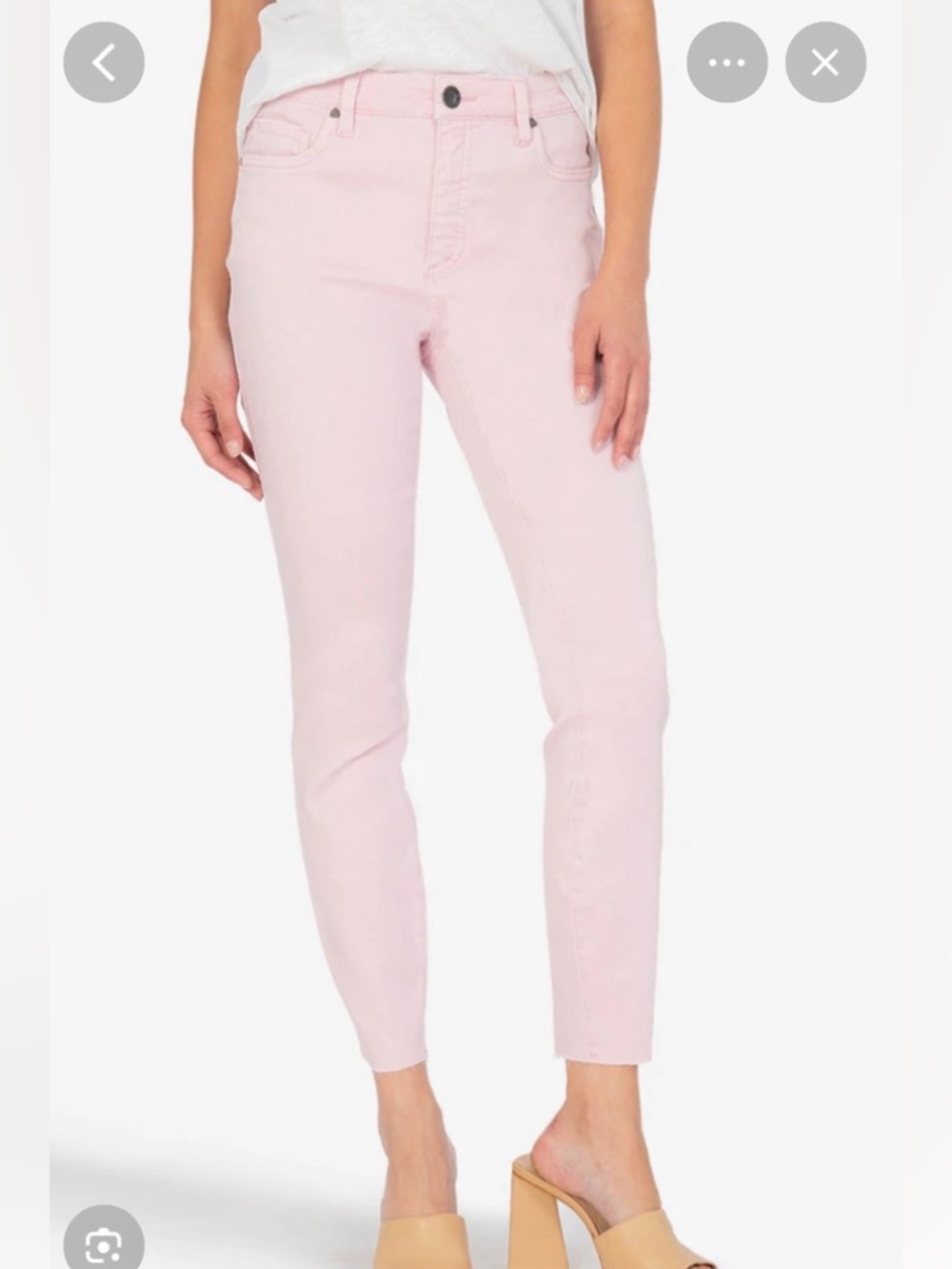 Eileen Fisher pink jeans
